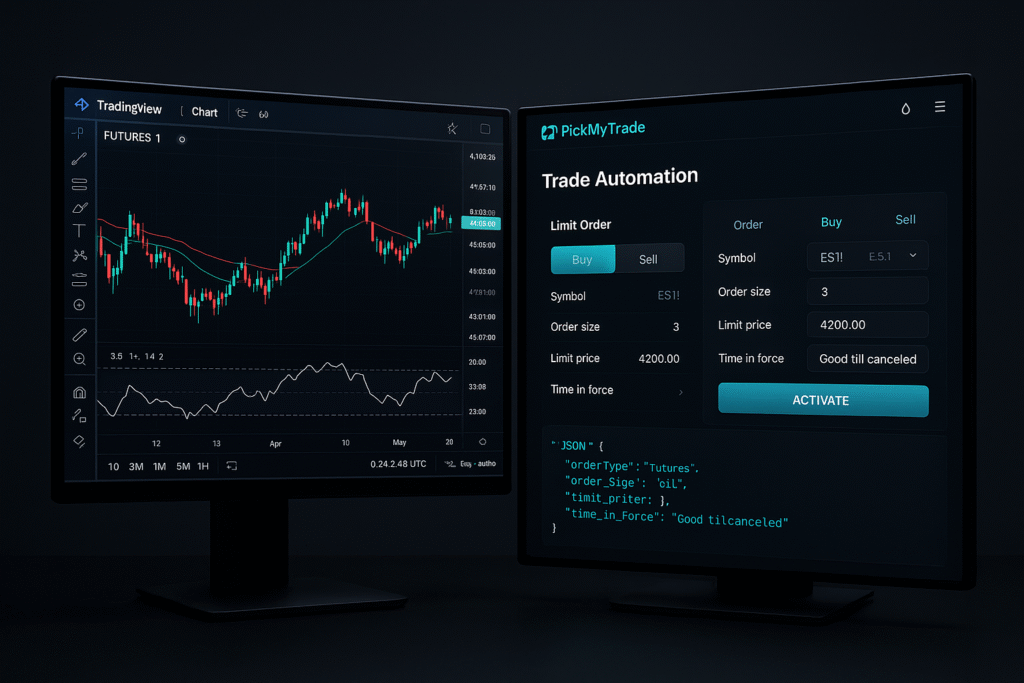 Automated futures trading with TradingView and PickMyTrade