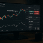 Tradovate chart showing higher highs and RSI indicating divergence